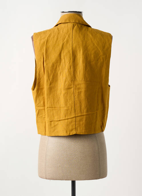 Veste casual jaune MAISON CAPTAIN pour femme