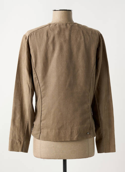 Veste casual marron MISS CAPTAIN pour femme