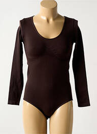 Body lingerie stretch marron JAVA femme