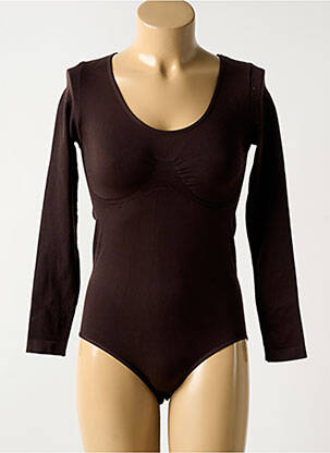 Body lingerie stretch marron JAVA femme
