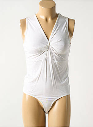 Body lingerie stretch blanc JAVA femme