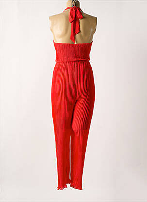 Combi-pantalon fines bretelles fines bretelles rouge SIGNATURE BY CAPTAIN TORTUE femme