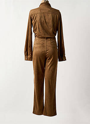 Combi-pantalon manches longues marron CAPTAIN TORTUE femme