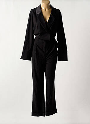 Combi-pantalon noir SIGNATURE BY CAPTAIN TORTUE pour femme