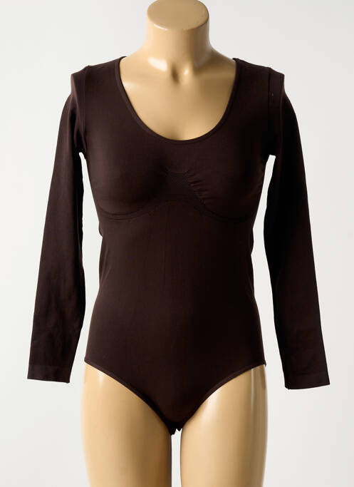 Body lingerie marron JAVA pour femme
