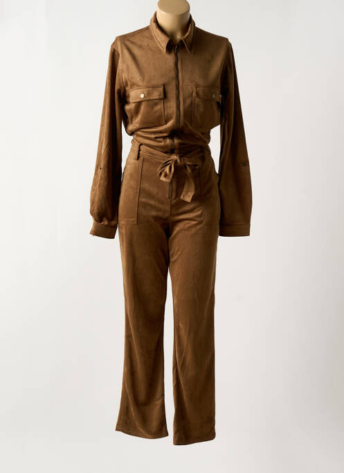 Combi-pantalon marron CAPTAIN TORTUE pour femme