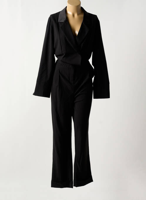 Combi-pantalon noir SIGNATURE BY CAPTAIN TORTUE pour femme