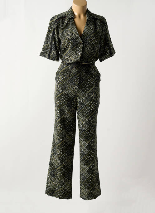 Combi-pantalon vert MAISON CAPTAIN pour femme