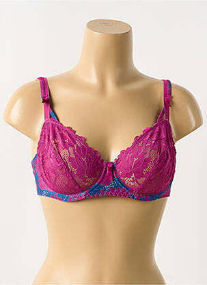 Soutien-gorge légère et transparente haut soutien-gorge emboitant violet ALLANDE femme