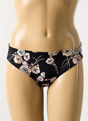 Culotte tissage satiné noir ALLANDE femme