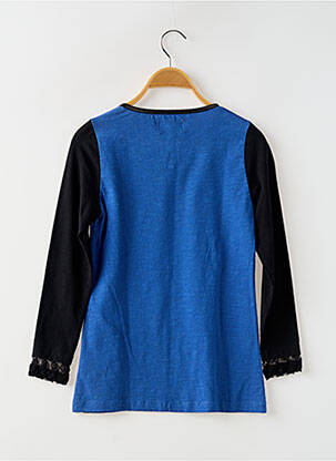 T-shirt manches longues manches longues bleu LITTLE MISS BY CAPTAIN TORTUE femme