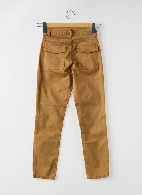 Pantalon slim jaune LITTLE MISS BY CAPTAIN TORTUE pour femme