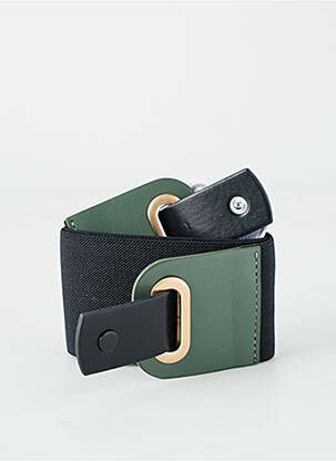 Ceinture coutures renforcées vert CAPTAIN TORTUE femme