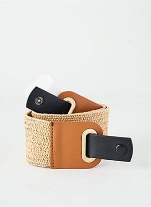 Ceinture coutures renforcées beige CAPTAIN TORTUE femme