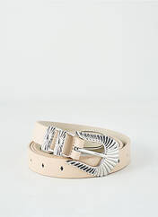 Ceinture beige CAPTAIN TORTUE pour femme seconde vue