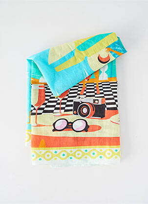 Foulard bleu CAPTAIN TORTUE pour femme