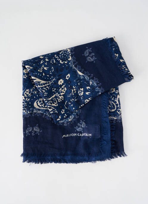 Foulard bleu MAISON CAPTAIN pour femme