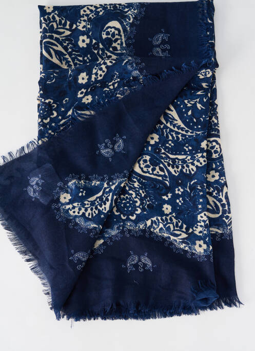 Foulard bleu MAISON CAPTAIN pour femme