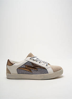 Baskets argent CAPTAIN TORTUE pour femme