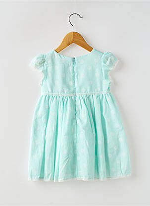 Robe mi-longue manches courtes manches courtes bleu MAYORAL fille
