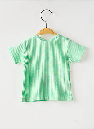 T-shirt coupe droite manches courtes vert BOBOLI fille