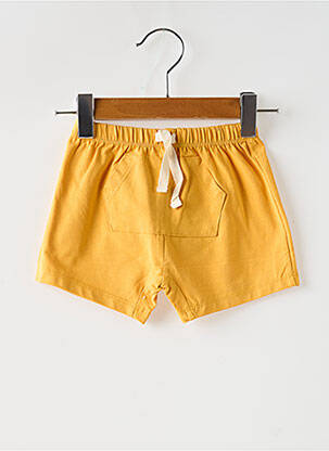 Short poches taille élastique jaune MAYORAL garçon