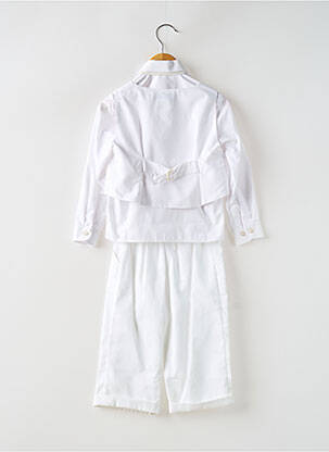 Ensemble pantalon coupe droite blanc CHRISTELLA garçon