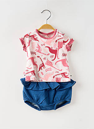 Ensemble pantalon resserrée sur le bas bleu BOBOLI fille