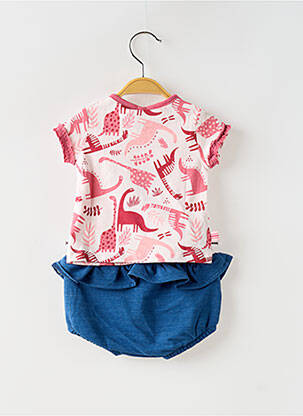 Ensemble pantalon resserrée sur le bas bleu BOBOLI fille