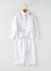 Ensemble pantalon blanc CHRISTELLA pour garçon seconde vue