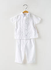 Ensemble pantalon blanc CHRISTELLA pour garçon seconde vue