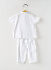 Ensemble pantalon blanc CHRISTELLA pour garçon seconde vue