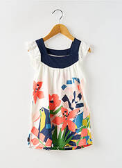 Robe mi-longue blanc BOBOLI pour fille seconde vue