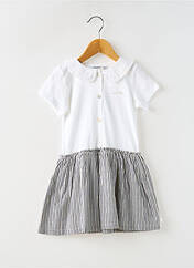 Robe mi-longue blanc NOUKIE'S pour fille seconde vue