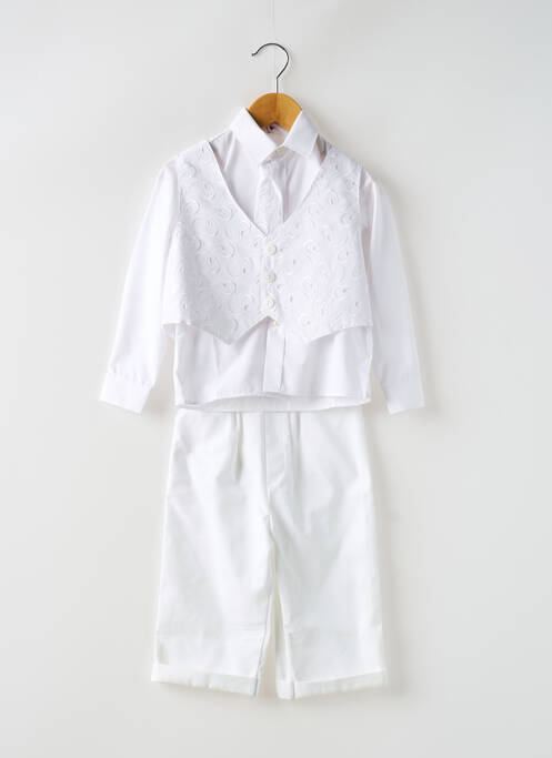 Ensemble pantalon blanc CHRISTELLA pour garçon