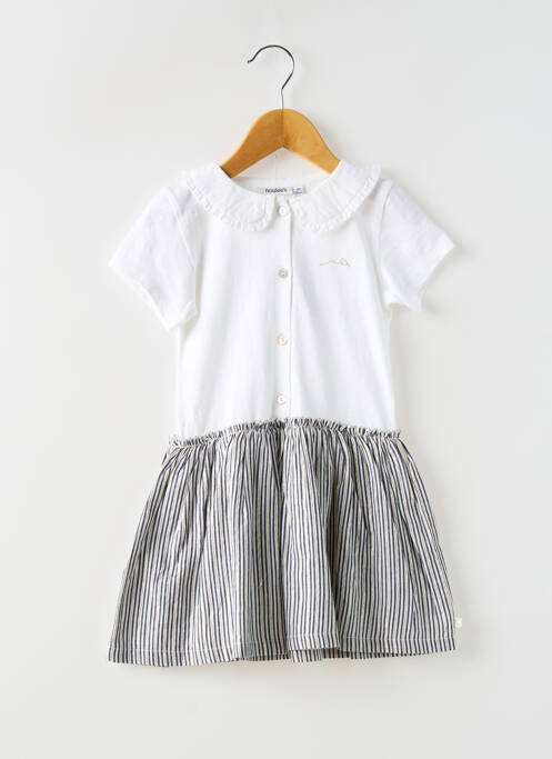 Robe mi-longue blanc NOUKIE'S pour fille