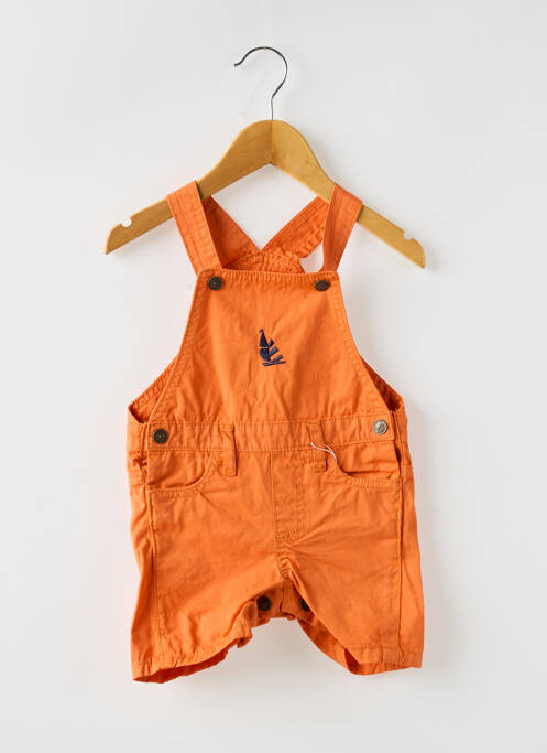 Salopette orange WEEK END A LA MER pour garçon
