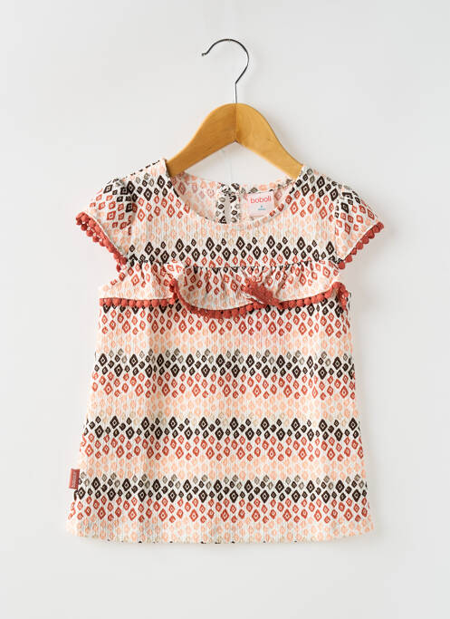 Top marron BOBOLI pour fille