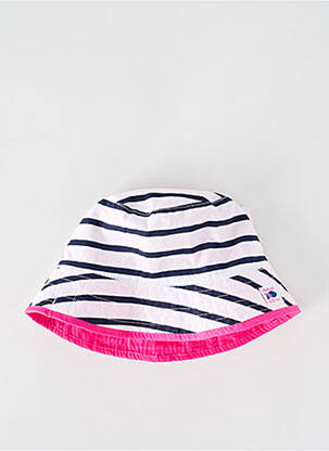 Chapeau tissage popeline rose WEEK END A LA MER fille