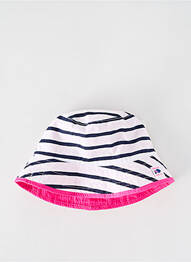 Chapeau tissage popeline rose WEEK END A LA MER fille