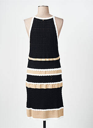 Robe mi-longue sans manche sans manche noir LIU JO femme