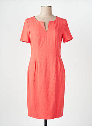 Robe mi-longue manches courtes manches courtes orange GERRY WEBER femme