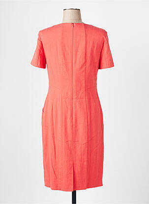 Robe mi-longue manches courtes manches courtes orange GERRY WEBER femme
