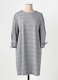 Robe mi-longue manches longues manches longues gris TOMMY HILFIGER femme
