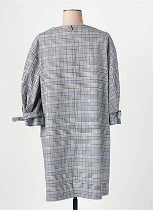 Robe mi-longue manches longues manches longues gris TOMMY HILFIGER femme
