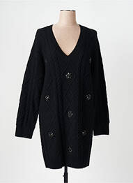 Robe pull coupe droite manches longues noir PENNYBLACK femme