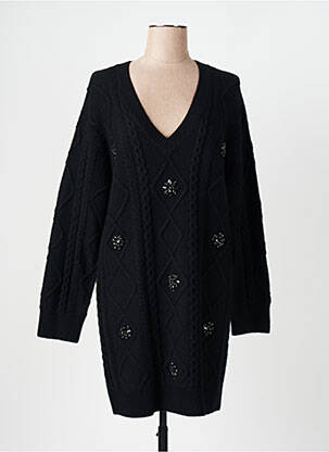Robe pull coupe droite manches longues noir PENNYBLACK femme