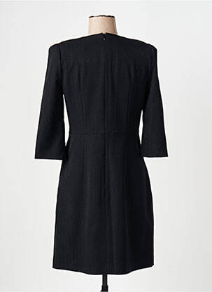 Robe mi-longue manches longues manches longues noir COP COPINE femme