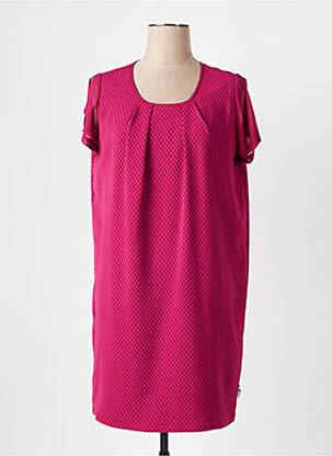 Robe courte manches courtes manches courtes violet LOLA ESPELETA femme