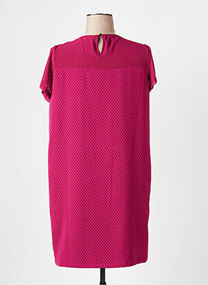 Robe courte manches courtes manches courtes violet LOLA ESPELETA femme